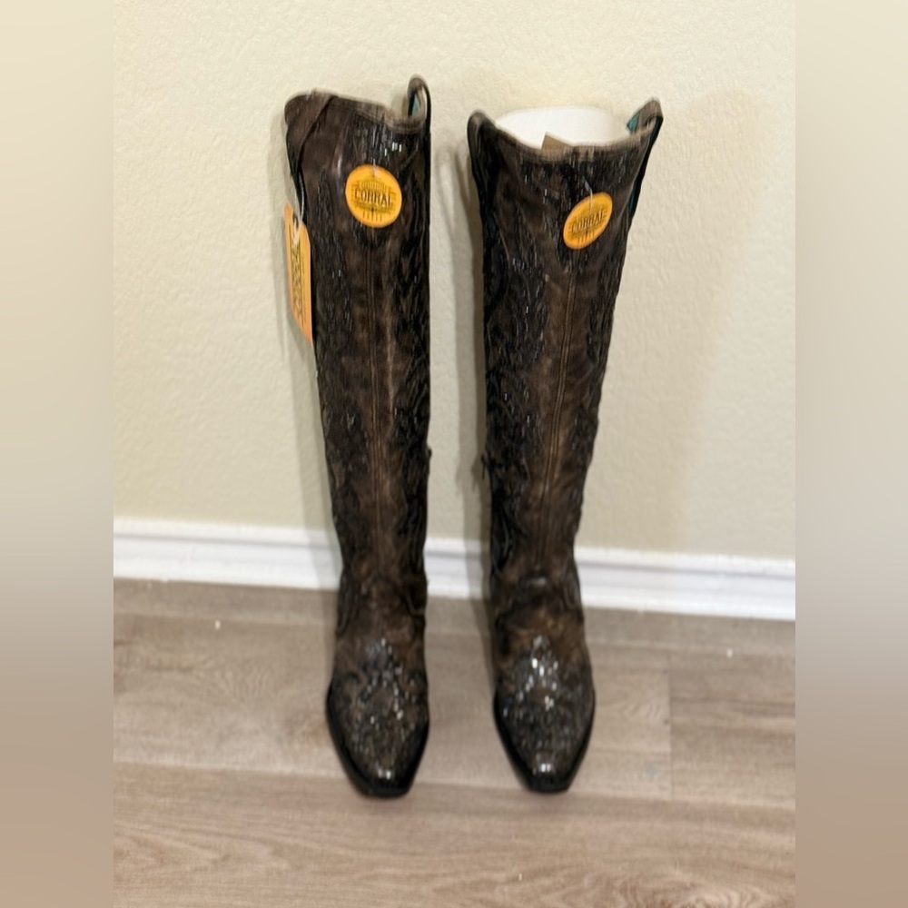 Corral Boots Tall Snip Toe
